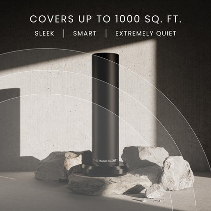 The Magic Scent Bluetooth Tower Diffuser - Waterless, Ultra-Quiet