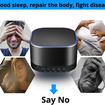 Magicteam White Noise Machine — 20 Non-Looping Sounds, 32 Levels, Memory Function, AC/USB