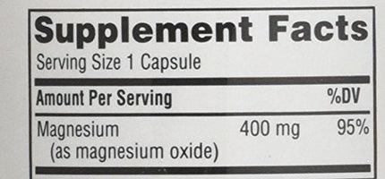 Magnesium 400 mg by Twinlab - 100 Cap (Pack of 3)