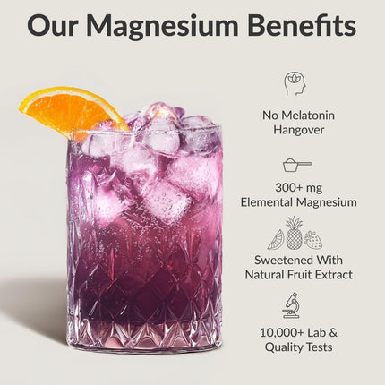 BIOptimizers Magnesium Breakthrough Drink – 8 Magnesium Forms, Electrolytes, Sleep Support & Recovery