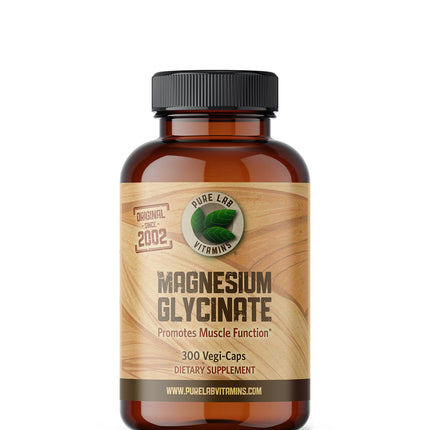 Magnesium Glycinate 165mg – 300 Caps | Made in Canada