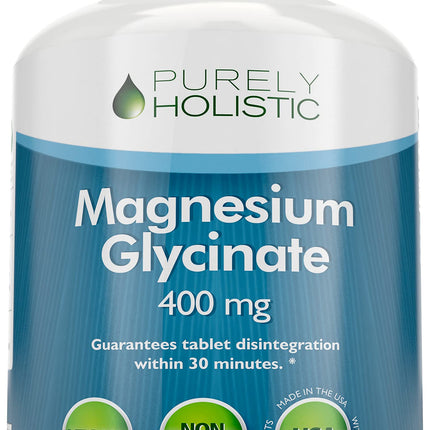Magnesium Glycinate 400mg – 270 Tablets | High Bioavailability & Vegan