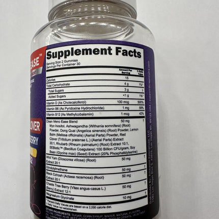 Clean Nutraceuticals Menopause Gummies for Women – Hormone Balance & Night Sweat Support
