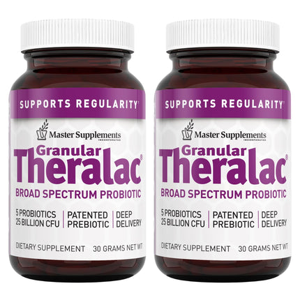 Master Supplements Granular Theralac – Multi-Strain Probiotic Powder, 1.05 oz (Pack of 2)