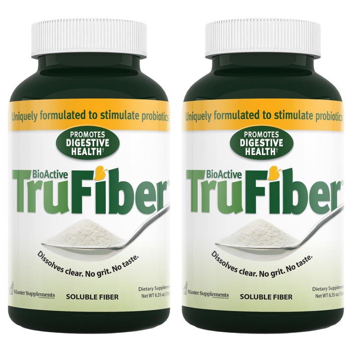 TruFiber Prebiotic Fiber – 6.35 oz (Pack of 2) | 100 Servings, Digestive Health, Vegan & Gluten Free