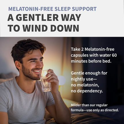 MEDCHOICE 12-in-1 Sleep Support Capsules – Melatonin-Free, Non-Habit Forming (Pack of 2, 180 capsules)