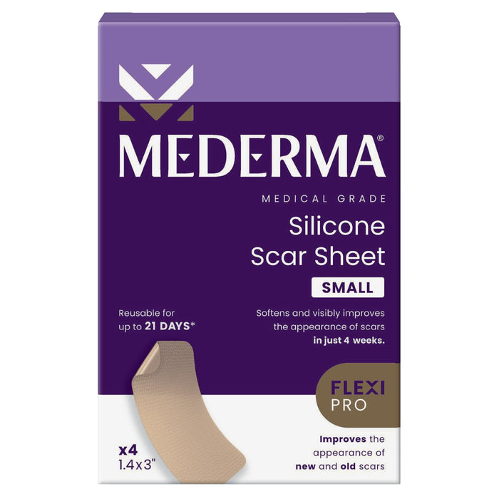 Mederma Medical Grade Silicone Scar Sheets – Breathable, Flexible, 4-Count