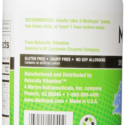 Medizym Systemic Enzyme 800 Tablets – Immune & Inflammation Support
