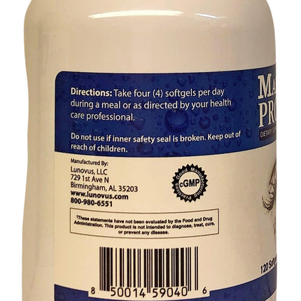 MedOp Pro 120 Softgels – Eye Support with Omega-3 EPA/DHA, Vitamin A & Mucin Complex