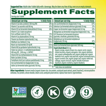 MegaFood Women 40+ Multivitamin | One Daily, Vegetarian, Methylated B12 & Folate