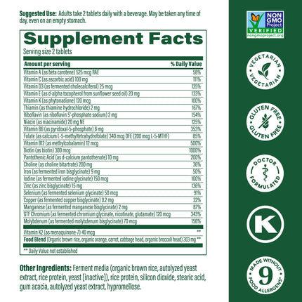 MegaFood Women's 40+ Advanced Multivitamin – Dr Formulated, Vegetarian, 120 Tabs (60 Servings)