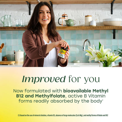 MegaFood Women’s Multivitamin One Daily – Vegetarian, Gluten Free, Iron & B Vitamins – 90 Tablets