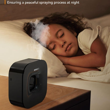MEIDI Waterless Diffuser — Cordless Aromatherapy with App Control (Black)