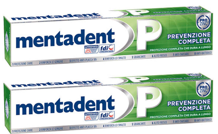 Mentadent P Toothpaste Prevention Complete – 100 ml (3.38 oz) Pack of 2