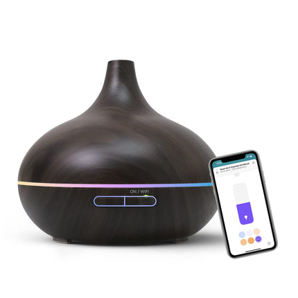 Meross Smart WiFi Essential Oil Diffuser – HomeKit & Alexa Ultrasonic Diffuser with RGB Light