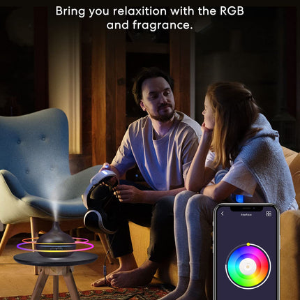 Meross Smart WiFi Essential Oil Diffuser – HomeKit & Alexa Ultrasonic Diffuser with RGB Light