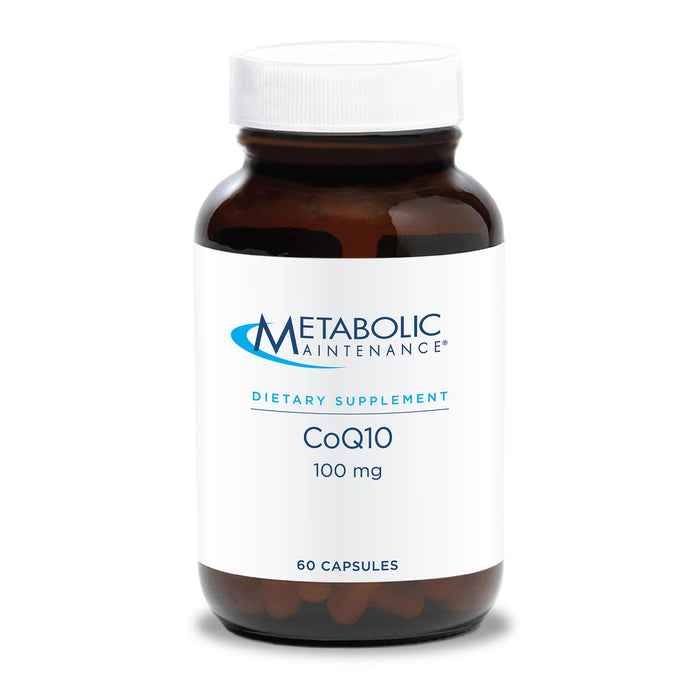 Metabolic Maintenance CoQ10 100mg + Vitamin C – 60 Vegan Capsules | Immune & Cardiovascular Support