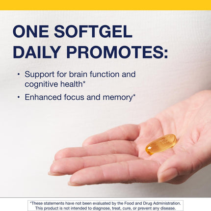 Metagenics OmegaGenics Fish Oil Neuro - 1000 mg Omega-3 (750 DHA / 250 EPA) | Non-GMO, Gluten-Free | 60 Softgels