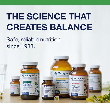 Metagenics UltraFlora Balance Probiotic – 15B CFU, Shelf-Stable, 60 Capsules – Non-GMO & Gluten-Free