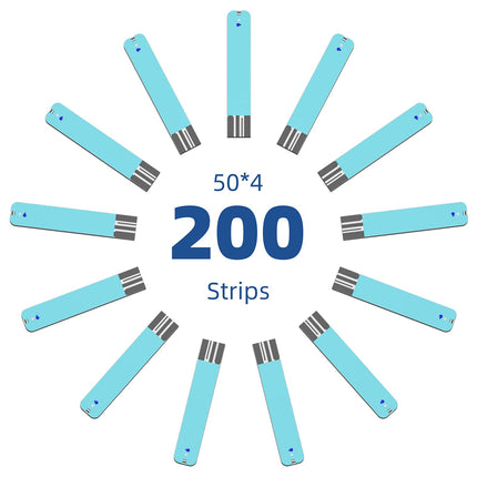 Metene TD-4116 Blood Glucose Test Strips – 200 Count for Metene TD-4116 & Metene S Monitors