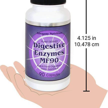 MF90 Digestive Enzymes | Full Spectrum Plant-Derived Enzymes | Made in USA