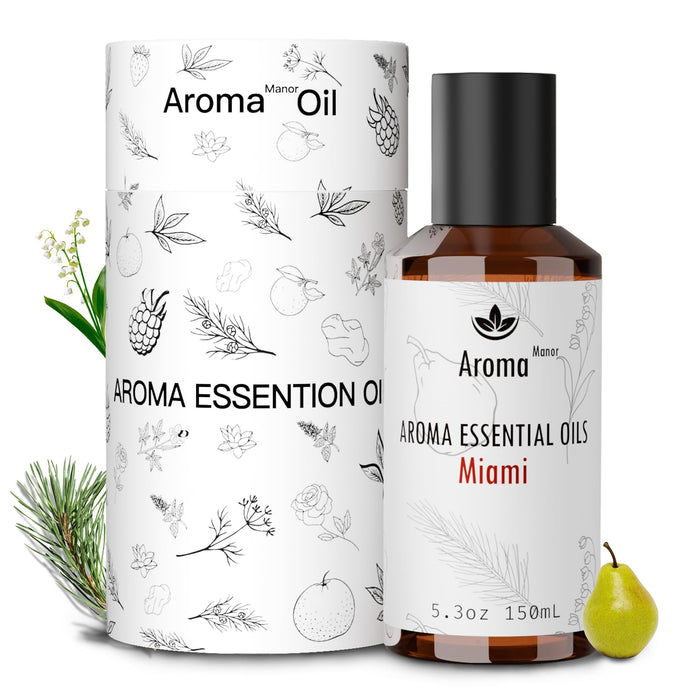 Diffuser Oils Scents - Miami Essential Oil Blend 150ML - Luxury Hotel Aroma