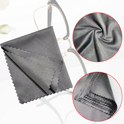 Microfiber Cleaning Cloths (30 Pack) – 6x7in for Eyeglasses, Lenses & Screens