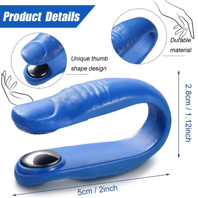8 Pcs Migraine Relief Clip – Acupressure Hand Pressure Point Tool (Green/Blue)