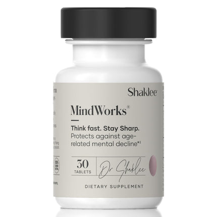 Shaklee MindWorks® – Brain Health Supplement for Sharpness & Focus | 30 Tablets