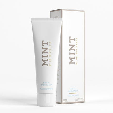 Mint Biotic Toothpaste (85ml) – Antibacterial, Probiotic, Fluoride-Free