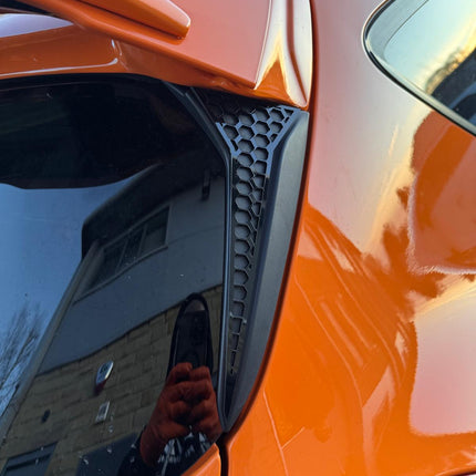 Ford Fiesta MK8 & 8.5 (All Models) Rear Window Side Cover (Hex Design)