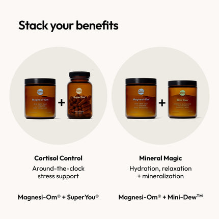 Moon Juice Magnesi-om Blue Lemon Jar – Big Mag 7.7 oz (55 Servings)