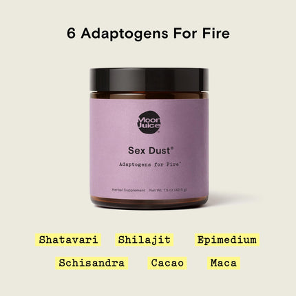 Sex Dust by Moon Juice | Adaptogen Powder for Balance & Mood | 14 Servings
