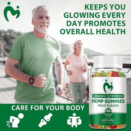 MOSRAY Hemp Gummies – Pain, Sleep & Anxiety Relief | Organic Extra Strength 3 Pack