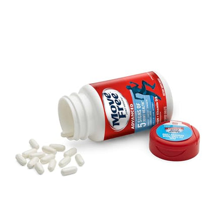 Move Free Advanced: Glucosamine Chondroitin MSM + Vitamin D3 Joint Support – Mobility, Bone & Immune Health (3x120ct)