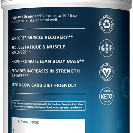 MRM Reload BCAA+G Post-Workout - Watermelon | 67 Servings | Keto