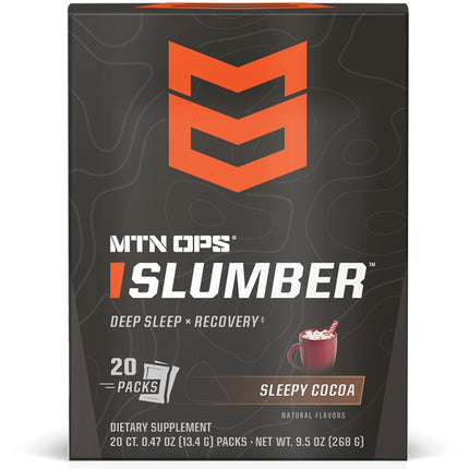 MTN OPS Slumber – Sleep Aid for Deep Sleep & Muscle Recovery (20 Servings)