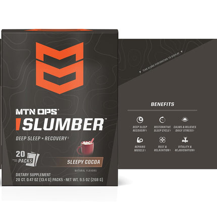 MTN OPS Slumber – Sleep Aid for Deep Sleep & Muscle Recovery (20 Servings)