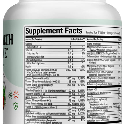 Multivitamin for Men & Women – High Potency Daily Multi with CoQ10