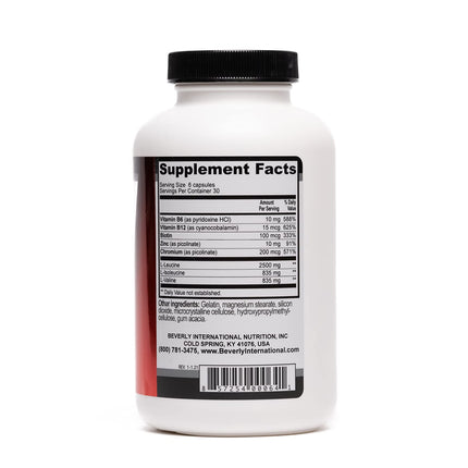 Beverly International Muscularity BCAA Formula – 180 Capsules