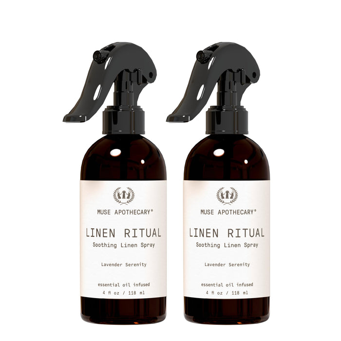Muse Apothecary Linen Ritual - Aromatic Lavender Linen Spray for Bedding & Laundry