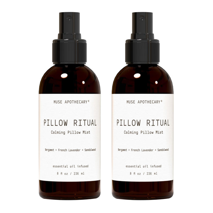 Muse Apothecary Pillow Ritual - Aromatic Pillow Mist with Bergamot, French Lavender & Sandalwood - 8 oz