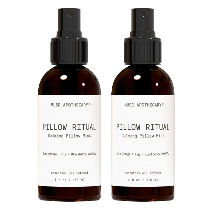 Muse Apothecary Pillow Ritual – Aromatic Calming Pillow Mist (4 oz) | Cara Orange + Fig + Blackberry Vanilla