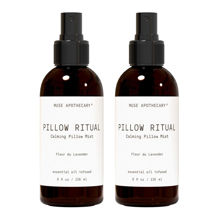 Muse Apothecary Pillow Ritual Mist – Lavender Linen Spray, 8 oz (2 Pack)