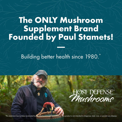Host Defense CordyChi Capsules – Cordyceps & Reishi for Energy & Immune Support | 120 Capsules