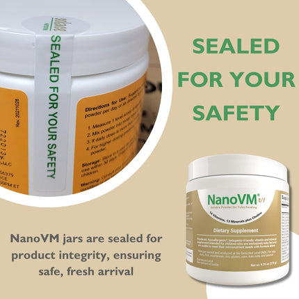 NanoVM t/f – Allergen-Free Kids Multivitamin for Tube Feeding (275g) | Solace Nutrition