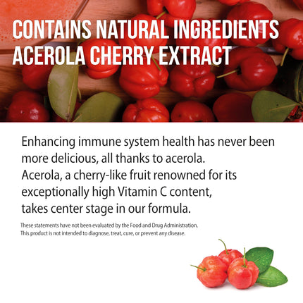 NANOWELL Acerola Cherry Vitamin C 1000mg - Immune Support (540 Count)