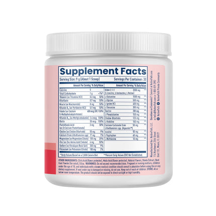 NativePath Native Hydrate Electrolyte Powder with BCAAs – Zero Sugar, Mixed Berry | 30 Servings