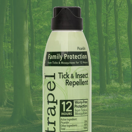 Natrapel Tick & Insect Repellent Eco-Spray — 20% Picaridin, 12-Hour Protection, 2-Pack