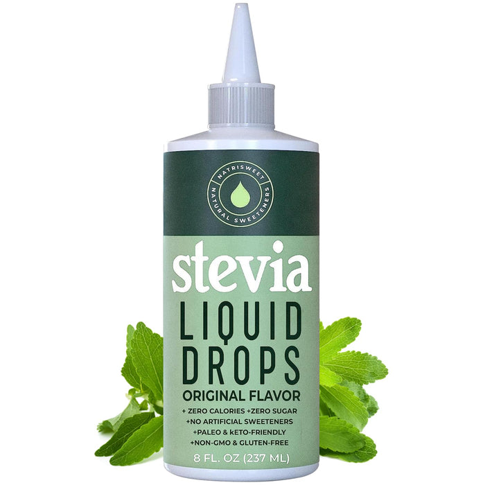 Stevia Liquid Drops – 8 oz, 1,823 Servings, Zero Calories | Natrisweet